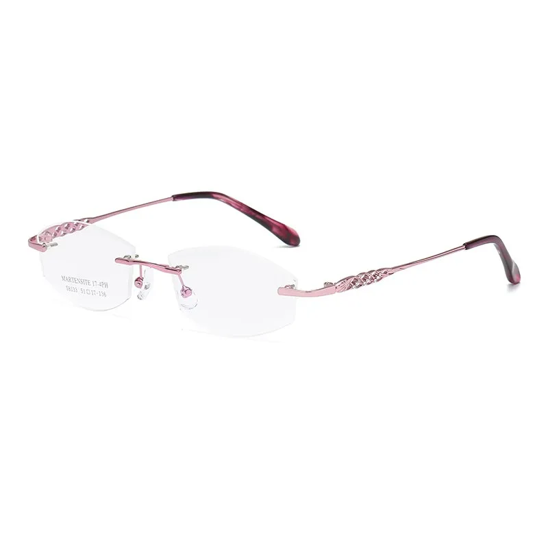 Zirosat 58133 Women's Eyeglasses Rimless Gold