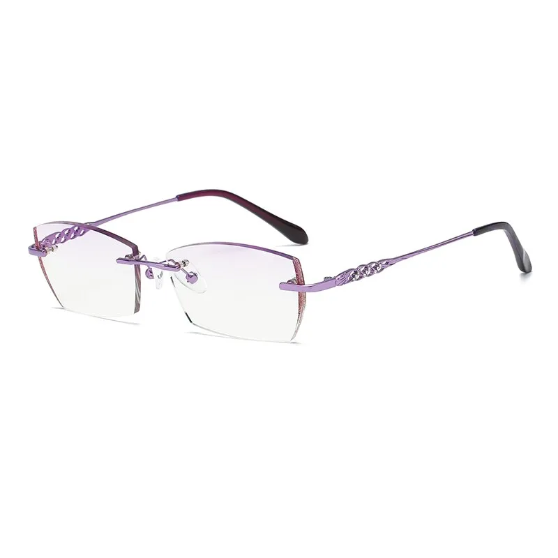 Zirosat 58133 Women's Eyeglasses Rimless Gold