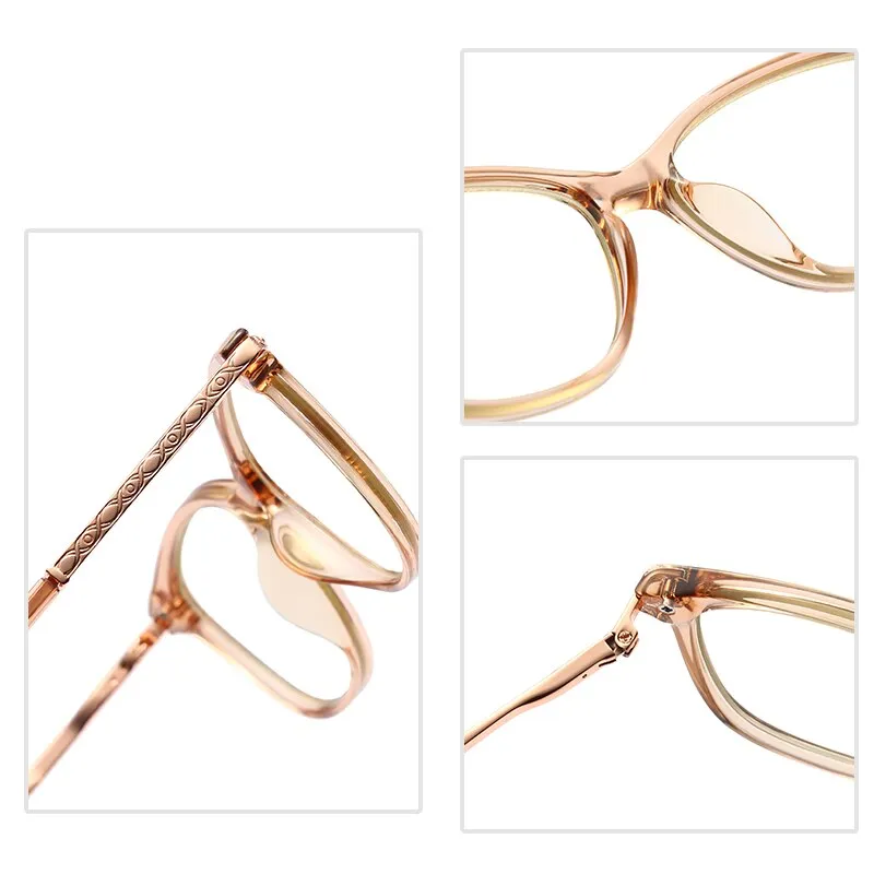 Zirosat Children's Unisex Full Rim Square Round Tr 90 Alloy Eyeglasses 20203