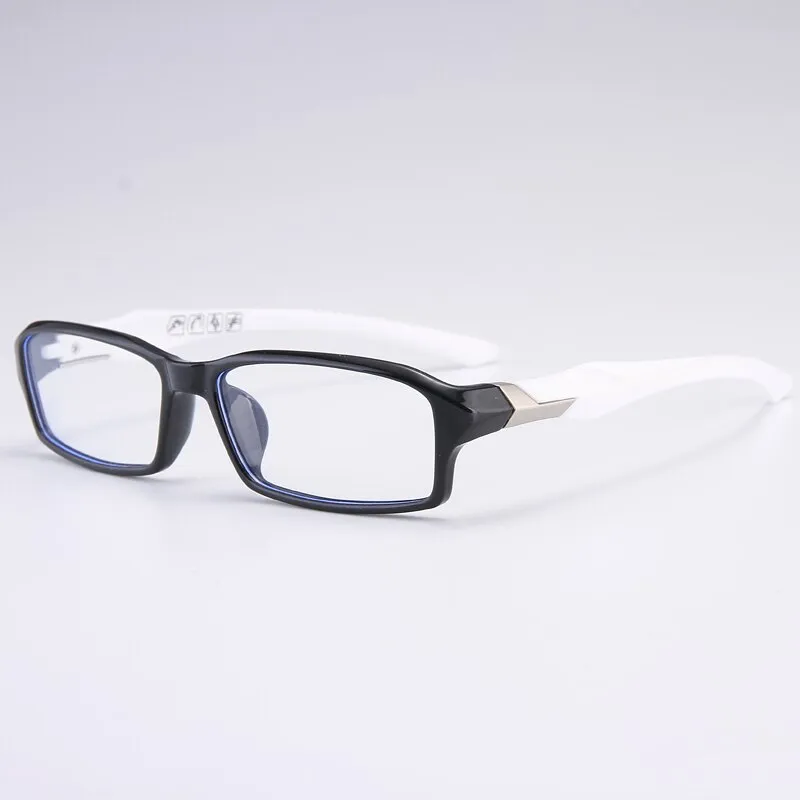 Zirosat Men's Full Rim Rectangle Tr 90 Sport Eyeglasses 6059