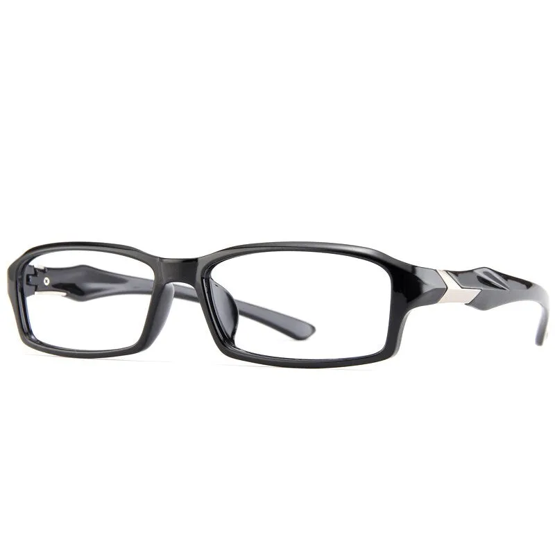Zirosat Men's Full Rim Rectangle Tr 90 Sport Eyeglasses 6059