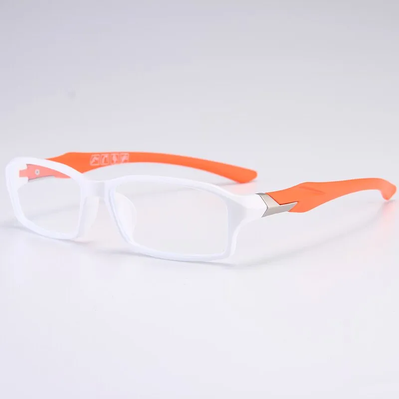 Zirosat Men's Full Rim Rectangle Tr 90 Sport Eyeglasses 6059