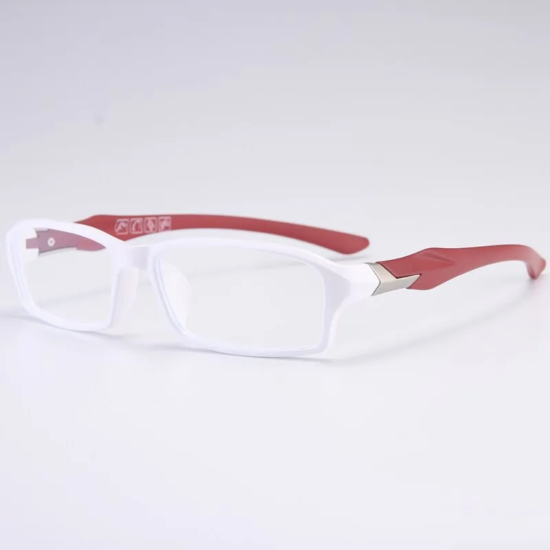 Zirosat Men's Full Rim Rectangle Tr 90 Sport Eyeglasses 6059