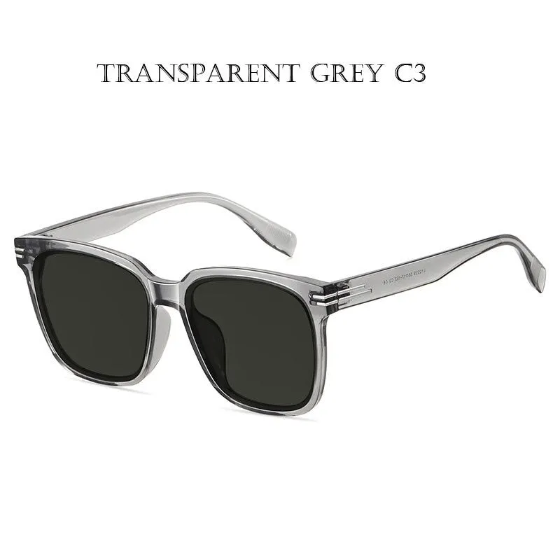 Zirosat Unisex Full Rim Square Alloy Acetate Sunglasses LY2229