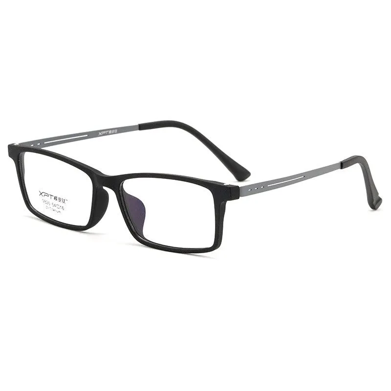 Zirosat Unisex Full Rim Square Tr 90 Titanium Eyeglasses 9826