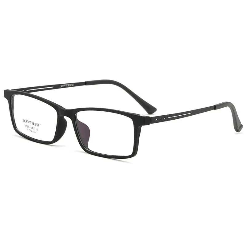 Zirosat Unisex Full Rim Square Tr 90 Titanium Eyeglasses 9826