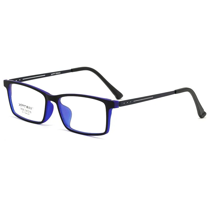 Zirosat Unisex Full Rim Square Tr 90 Titanium Eyeglasses 9826