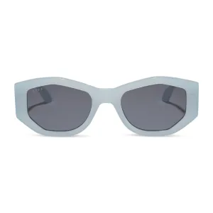 ZOE - BLUE DUST   GREY SUNGLASSES