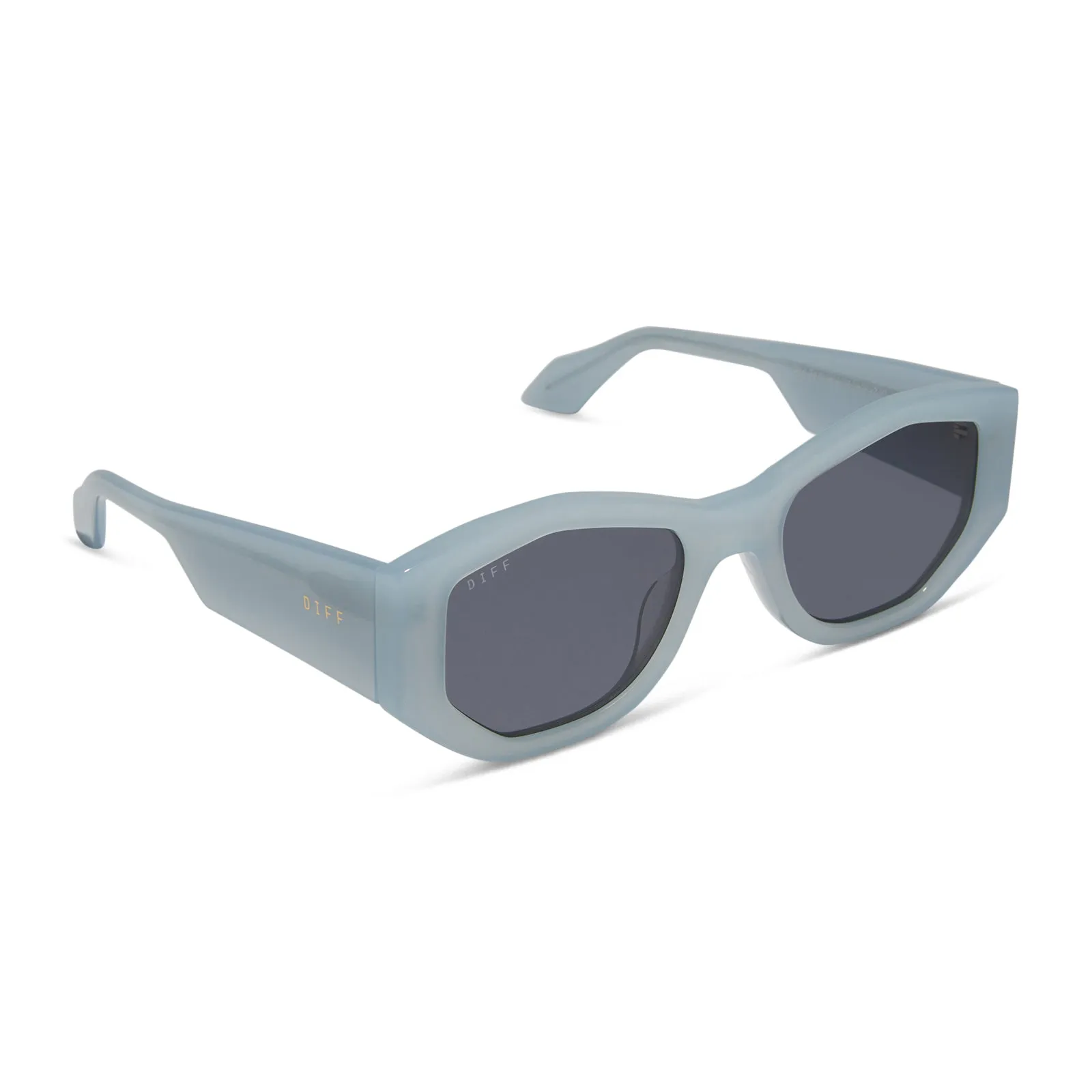 ZOE - BLUE DUST   GREY SUNGLASSES