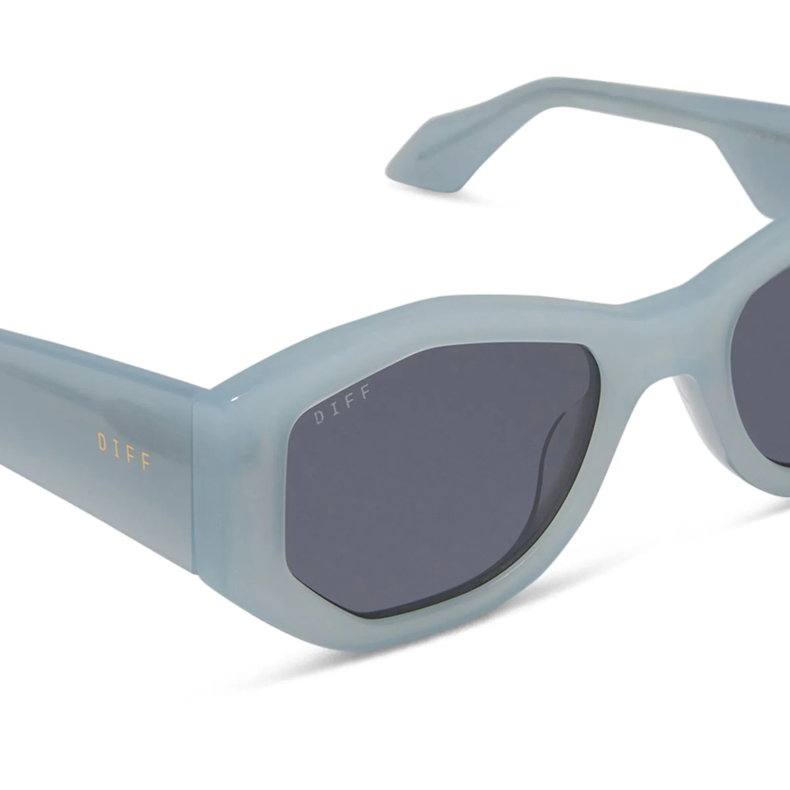 ZOE - BLUE DUST   GREY SUNGLASSES